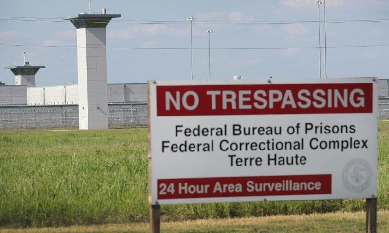 Terre Haute prison, where the execution of Wesley Ira Purkey is scheduled to take place