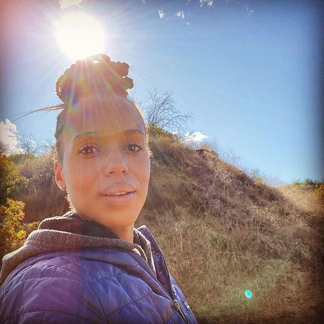 7 Times Kerry Washington Went Totally Makeup Free