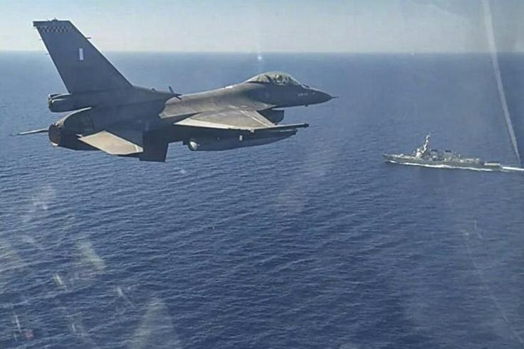 Greek Navy aircraft and ships have been manoeuvering close to their Turkish opposite numbers