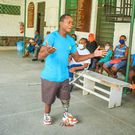 Akothee’s adopted son Shadrack Mwita walking again after getting new artificial leg (Photos)