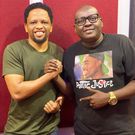 Rapper Mwana Fa with Professor Jay