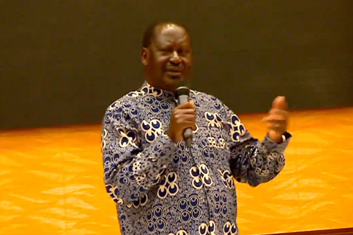 Former Prime Minister Raila Odinga