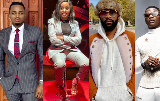Diamond Platnumz, Nadia Mukami, Fally Ipupa and Wizkid
