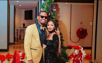 Ben Pol with his wife Anerlisa Muigai