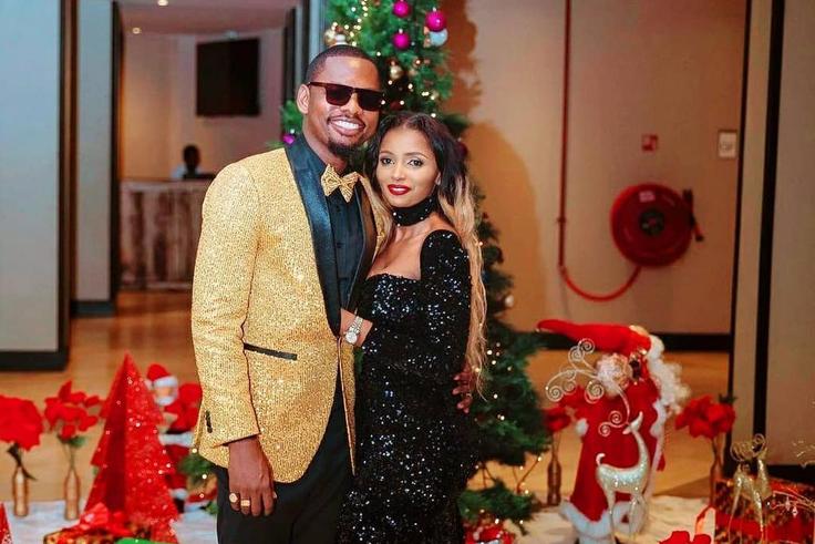 Ben Pol with his wife Anerlisa Muigai