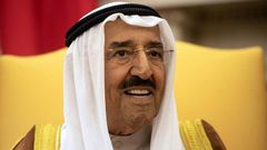 Kuwait's Emir Sheikh Sabah al-Ahmad al-Jaber al-Sabah, pictured in September 2018, has been hospitalised for medical testing