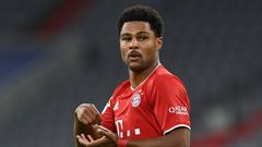 Bayern Munich winger Serge Gnabry scored a hat-trick in last September's 8-0 thrashing of Schalke
