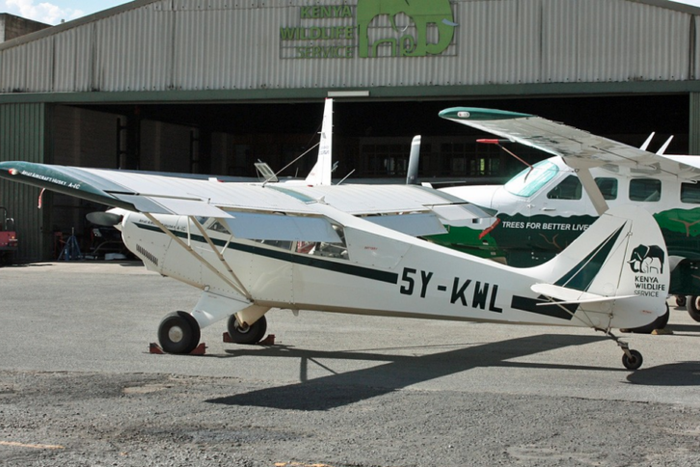 KWS Aircraft crashes in Nanyuki, kills 2 (Image Courtesy)