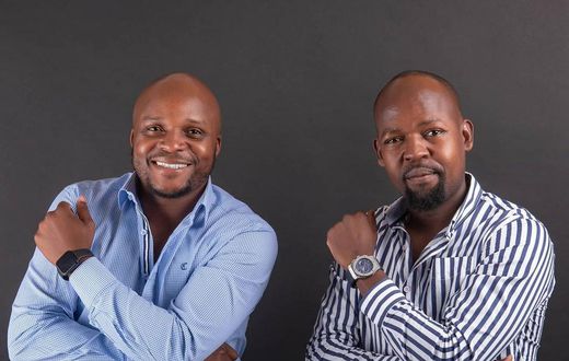 Alex Mwakideu with Jalang'o