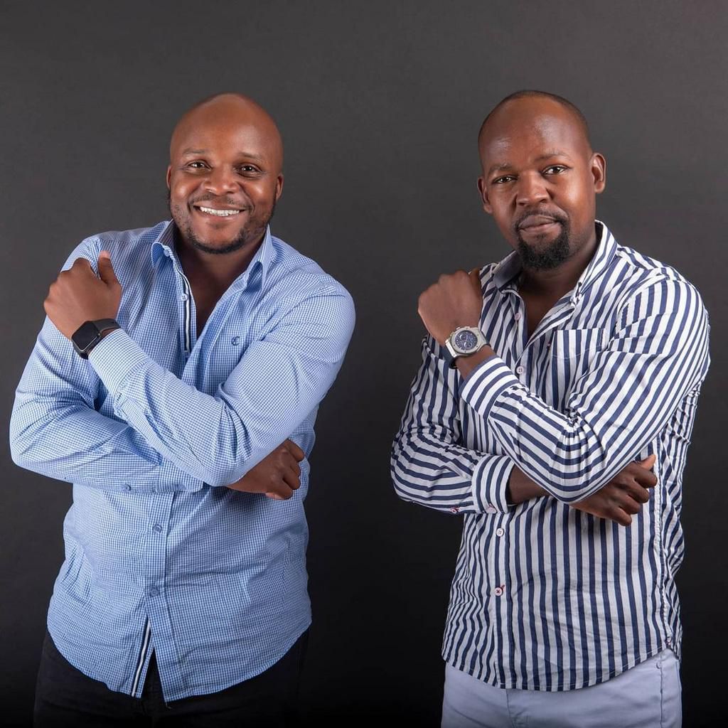 Alex Mwakideu with Jalang'o