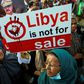 Haftar supporters protested in Benghazi earlier this month against Turkey's involvement in Libya