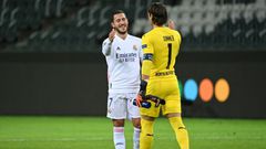 Eden Hazard came on off the bench for Real Madrid against Borussia Monchengladbach in the Champions League on Tuesday