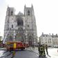 Emergency teams managed to contain the fire at the gothic structure, built between 15th and 19th centuries