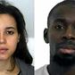 Photo montage published by the French police Janvier 9 2015 of Amedy Coulibaly and his partner Hayat Boumedienne