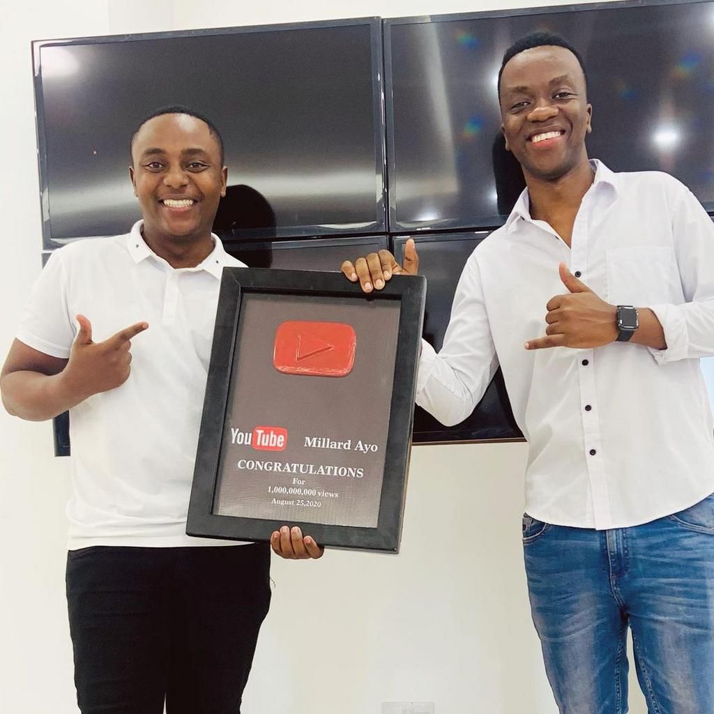 Media Personality Millard Ayo with Vido