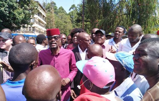 File image of former Kakamega Senator Bonny Khalwale and Kimilili MP Didmus Baraza