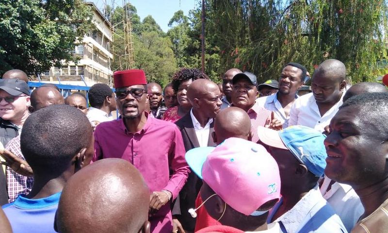 File image of former Kakamega Senator Bonny Khalwale and Kimilili MP Didmus Baraza