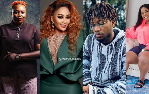 Annitah Raey, Zari Hassan, Kahush and Risper Faith