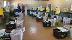 Distribution of election materials ahead of December 15th 2020 by-elections