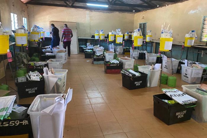 Distribution of election materials ahead of December 15th 2020 by-elections