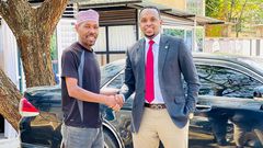 City Politician Alinur Mohamed gifts Omosh Sh60,000 & households worth Sh50,000 (Photos)