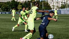 Caen, in green shirts, have been struggling in the second tier of French football