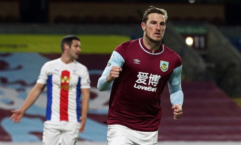 Burnley's New Zealand striker Chris Wood