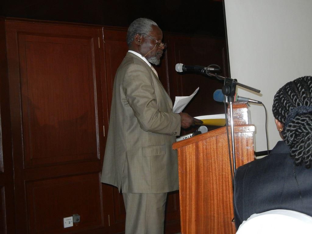 Kisumu County ODM Chairperson Prof. Ayiecho Olweny