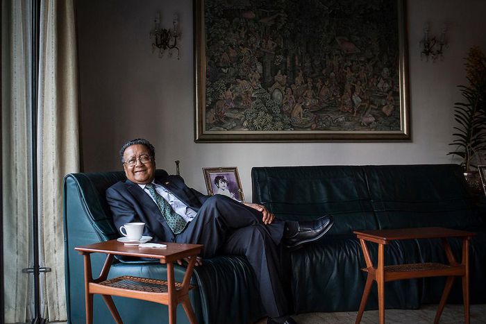 Kenyan born businessman Dr. Manu Chandaria, Chair and CEO of Comcraft Group