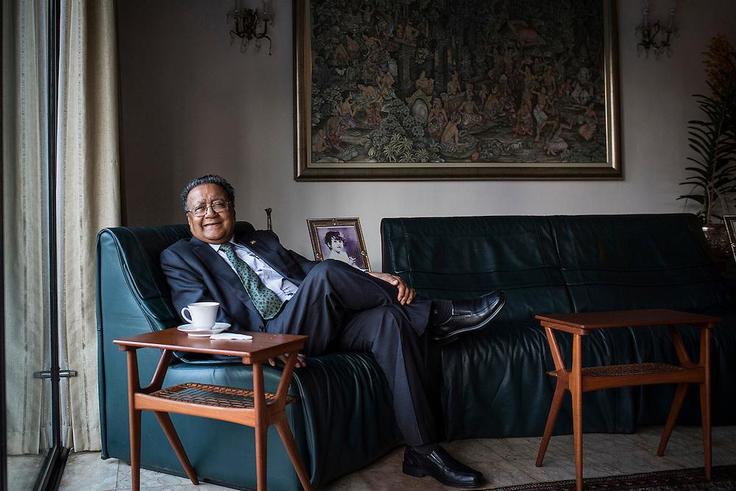 Kenyan born businessman Dr. Manu Chandaria, Chair and CEO of Comcraft Group