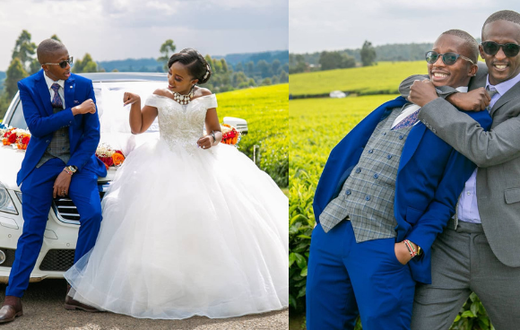 Comedian Njugush’s younger Brother weds longtime girlfriend in an exquisite affair (Photos)