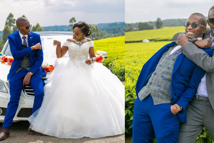 Comedian Njugush’s younger Brother weds longtime girlfriend in an exquisite affair (Photos)