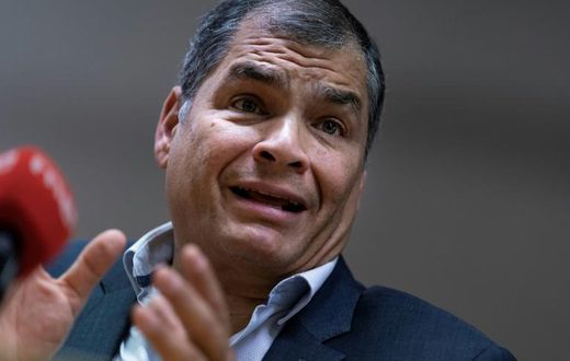 Ecuador's former president Rafael Correa, who lives in exile in Belgium, was sentenced in absentia in April to eight years in prison for corruption during his 10-year term
