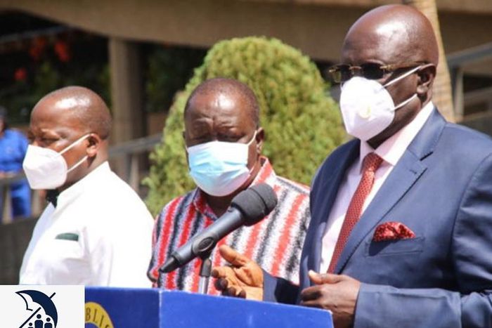 Ministry of Education CS George Magoha during a joint presser on January 3, 2021