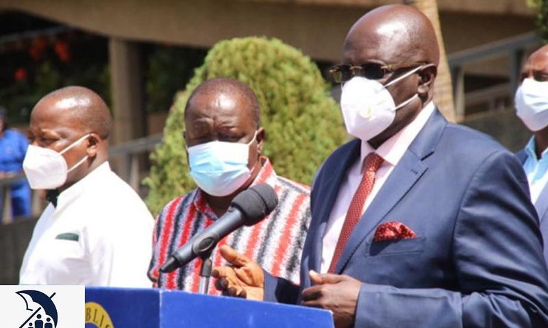 Ministry of Education CS George Magoha during a joint presser on January 3, 2021