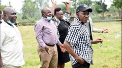 Boony Khalwale with Ben Washiali at a recent event