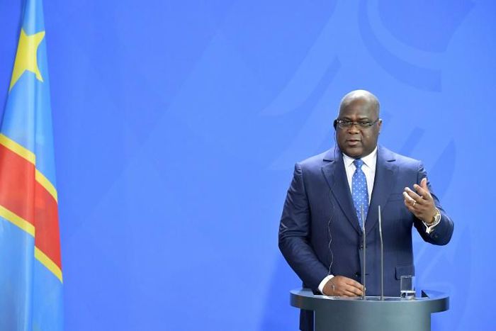 Under pressure: DR Congo Felix Tshisekedi has yet to announce whether he will approve the contested appointment of Ronsard Malonda as head of the electoral commission