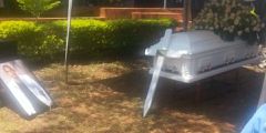 Kevin Omwenga's burial