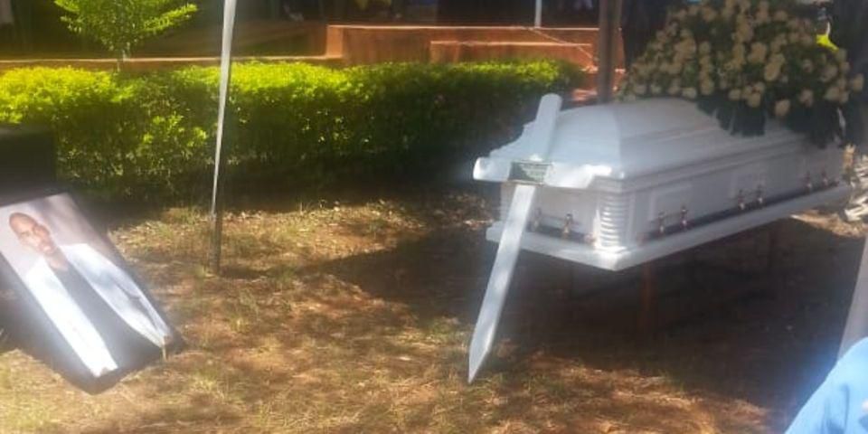 Kevin Omwenga's burial