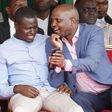 File image of Deputy President William Ruto with Kiharu MP Ndindi Nyoro and Gatundu South MP Moses Kuria