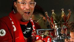 Liverpool's German manager Jurgen Klopp has been named Premier League manager of the season