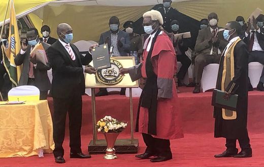 Speaker Benson Mutura sworn in as Acting Nairobi Governor (Courtesy)