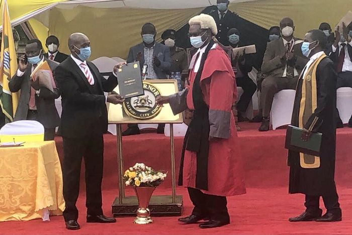 Speaker Benson Mutura sworn in as Acting Nairobi Governor (Courtesy)