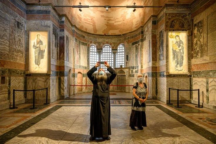 The Holy Saviour in Chora was a medieval Byzantine church decorated with 14th-century frescoes of the Last Judgement