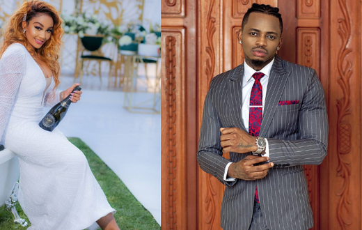Zari Hassan with Diamond Platnumz