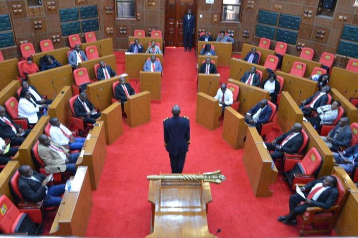Nakuru County Assembly chambers during a past session