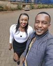Terry Muikamba and radio presenter, Mike Mondo