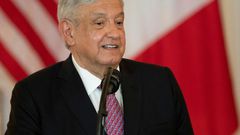 Mexican President Andres Manuel Lopez Obrador (pictured July 2020) said his predecessor Enrique Pena Nieto should testify about accusations that multi-million-dollar bribes from Brazil's Odebrecht financed his successful 20`1 presidential campaign