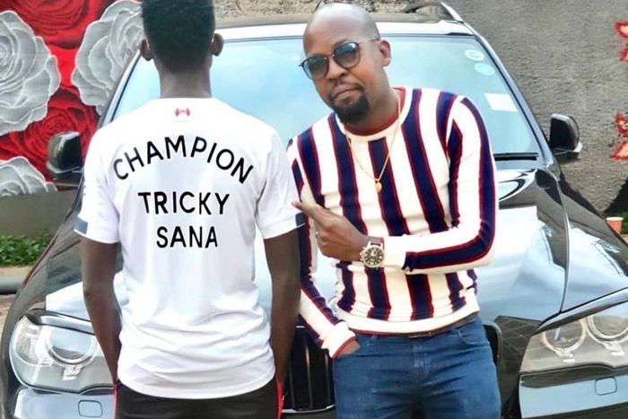 MCA Tricky shows up at Milele FM studios as he gears up to join Alex Mwakideu (Photo)