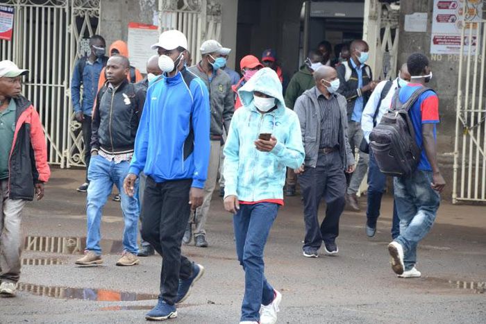 Orders for police to arrest all Kenyans found wearing masks the wrong way - Head of Police Operations Henry Barmao